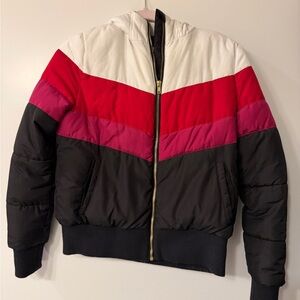 Spiritual Gangster Colorblock Puffer Jacket
